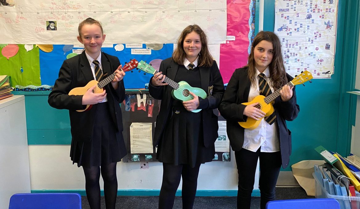 Music Students at Boroughbridge High School